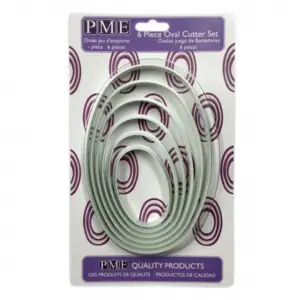 PME Oval Cutters - Set of 6