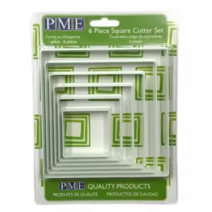 PME Square Cutters - Set of 6